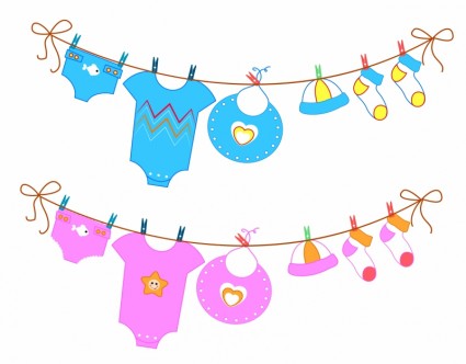 Free baby shower clip art border Free vector for free download ...