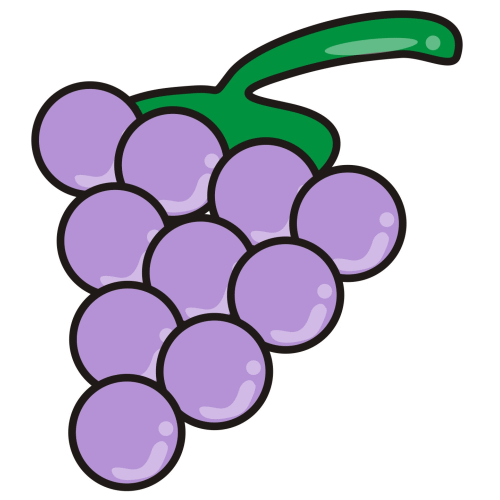free clipart grapes black and white - photo #24