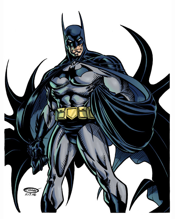Batman color//Scott Cohn/C/ Comic Art Community GALLERY OF COMIC ART