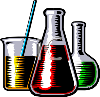 Cartoon Science Beaker Flask Clipart - Free Clip Art Images