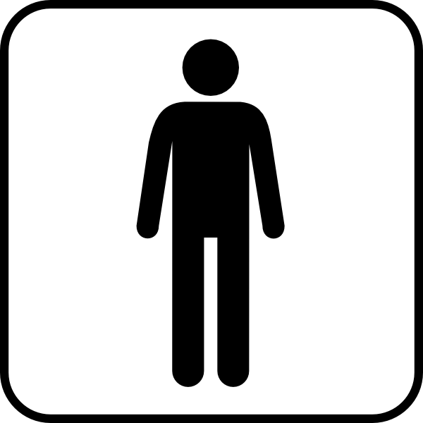 Bathroom Person Outline Png Images & Pictures - Becuo