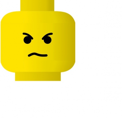 Lego Smiley Angry clip art - Download free Other vectors