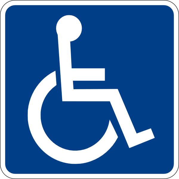 Handicapped Accessible Sign clip art - vector clip art online ...
