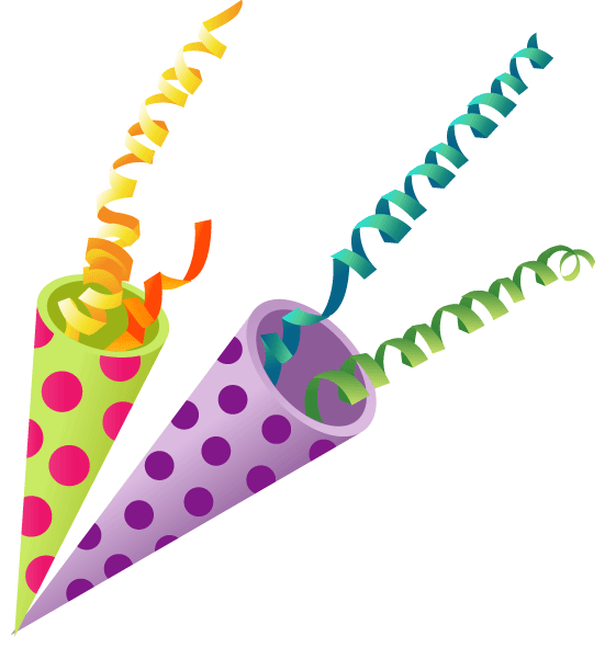 clipart balloons and confetti - photo #19
