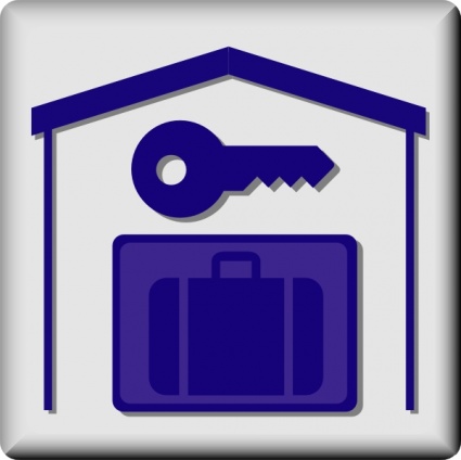 Hotel Icon In Room Baggage Locker clip art - Download free Other ...