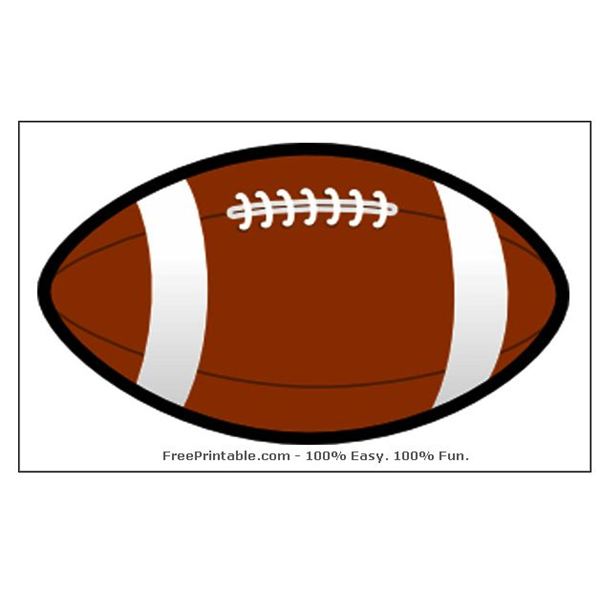 Football Template Cliparts co