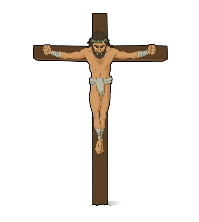 Jesus On The Cross Cartoon Cliparts Co
