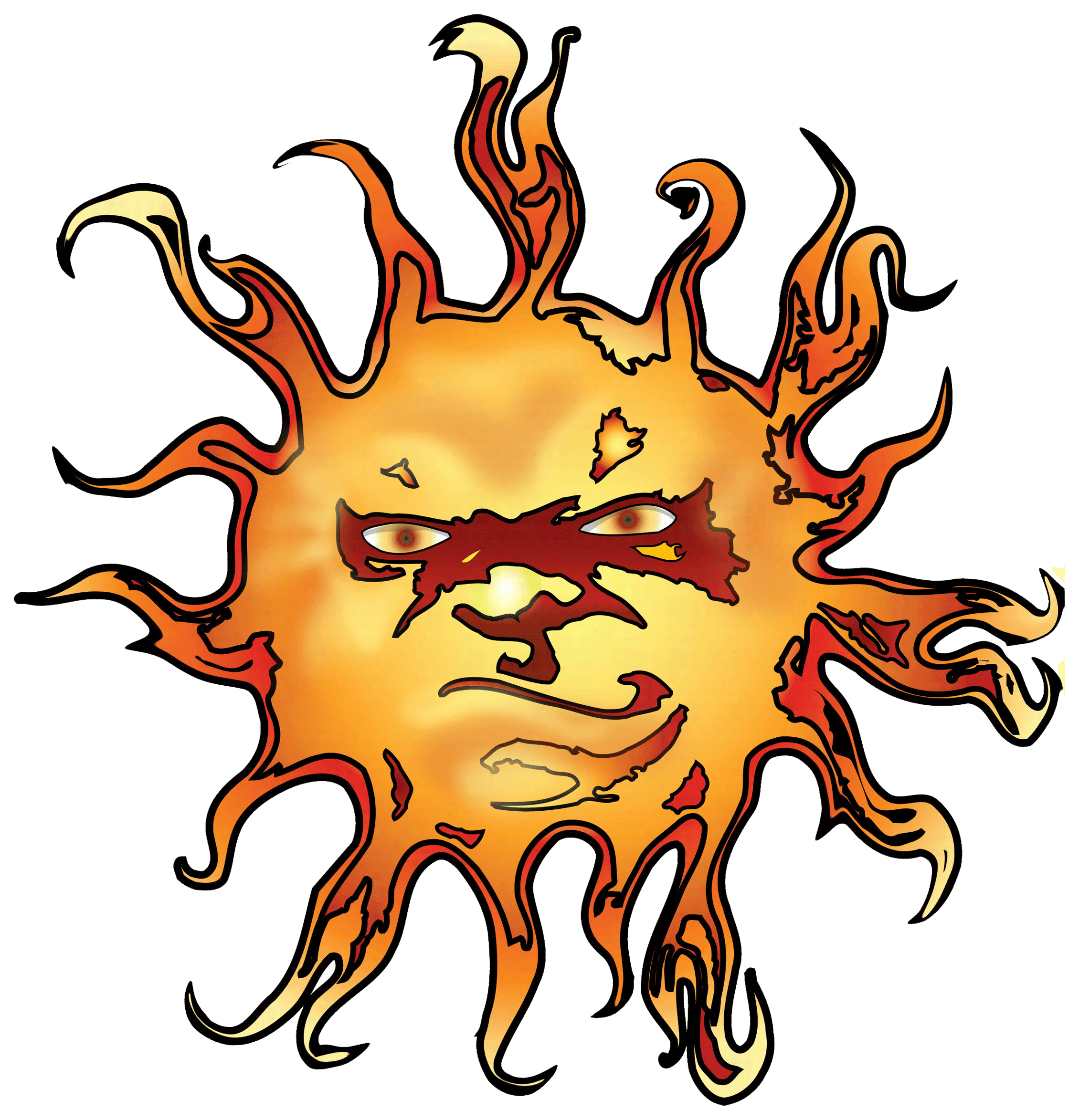 Hot Sun Clip Art - ClipArt Best