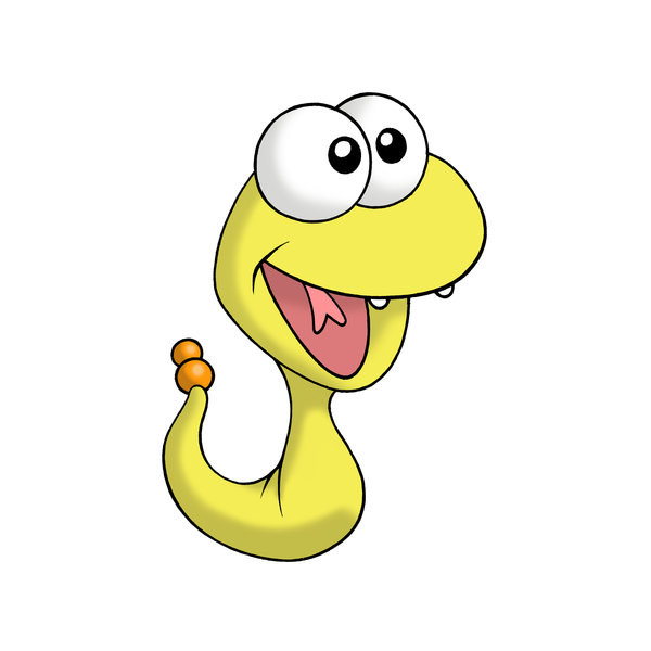 Cute Cartoon Snake | lol-rofl.com