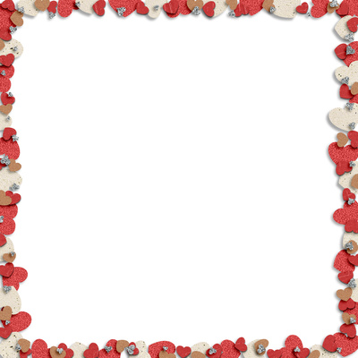 Free Heart Borders Printable Blank Page Frame Template | Just Free ...