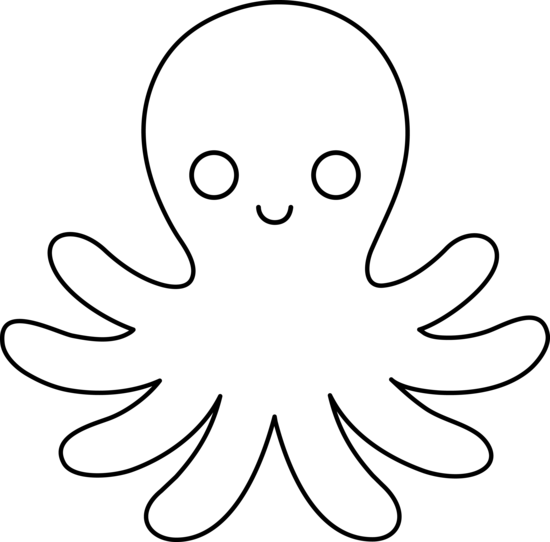Octopus Coloring Page | Clipart Panda - Free Clipart Images