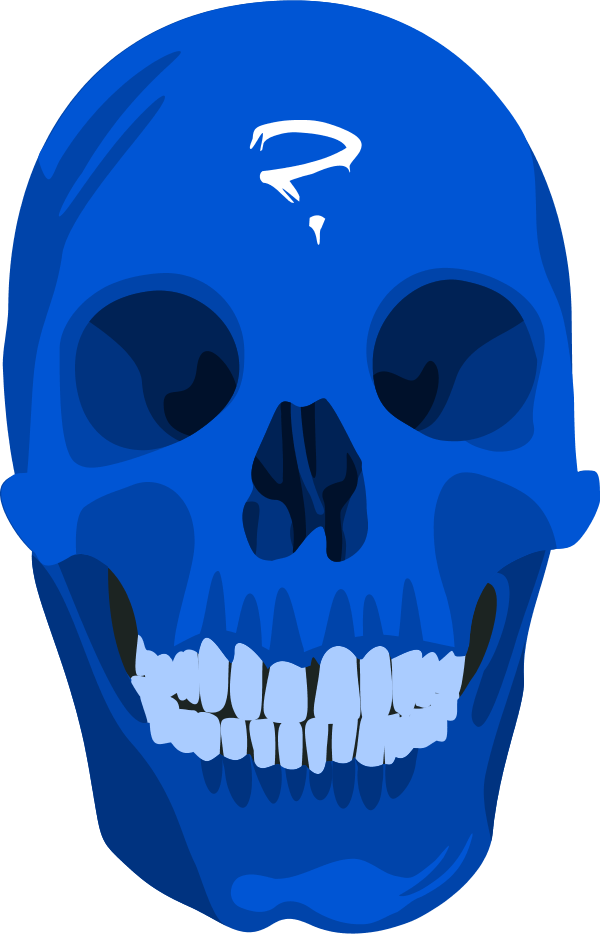 Skull Question Mark - vector Clip Art