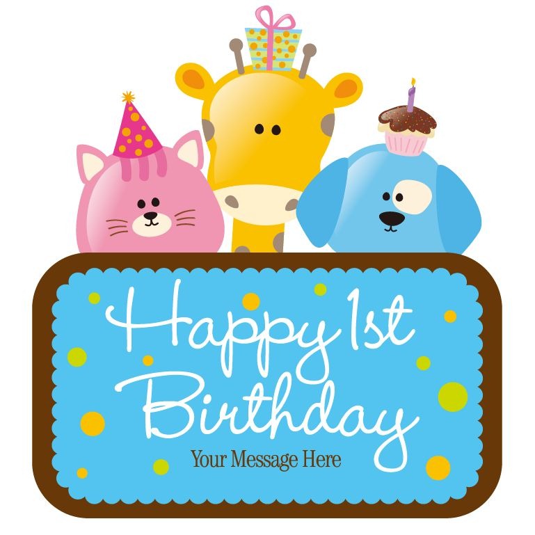 Vector Child Birthday Card | Free Vector Graphics | All Free Web ...