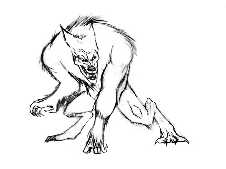 werewolf doodle 2 by GhoStGirl606 on deviantART