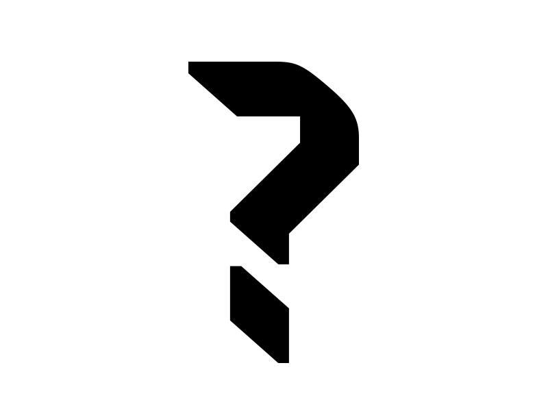 Dribbble - Question mark from an upcoming sans by Satya Rajpurohit