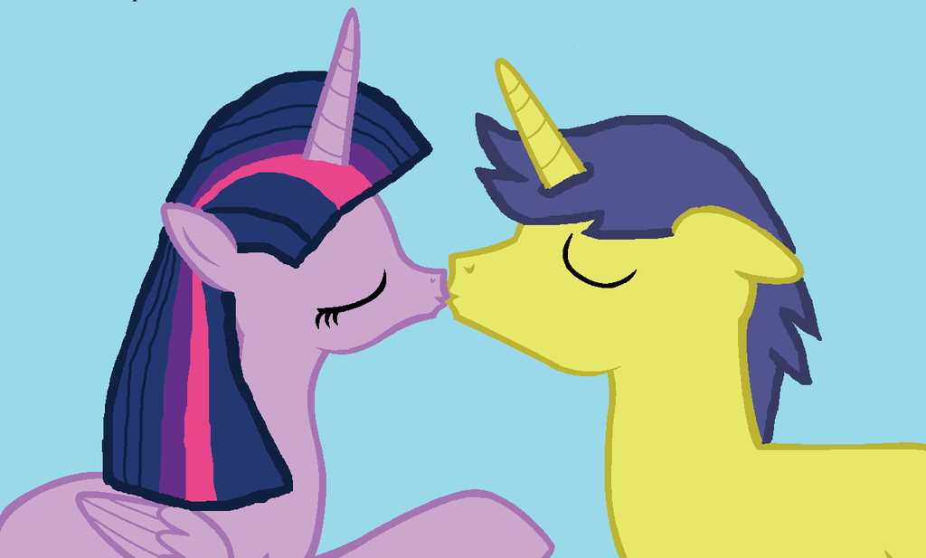 Twilight and Comet kiss by 3D4D on deviantART