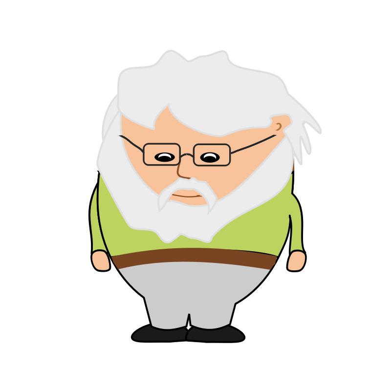 Clipart - Old Man 1