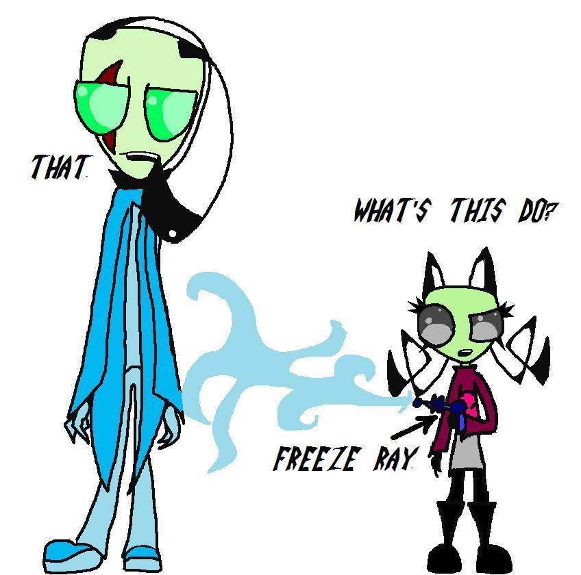 Ziler baby sitting Ivy--Freeze Ray. - Invader Zim FanCharacters ...