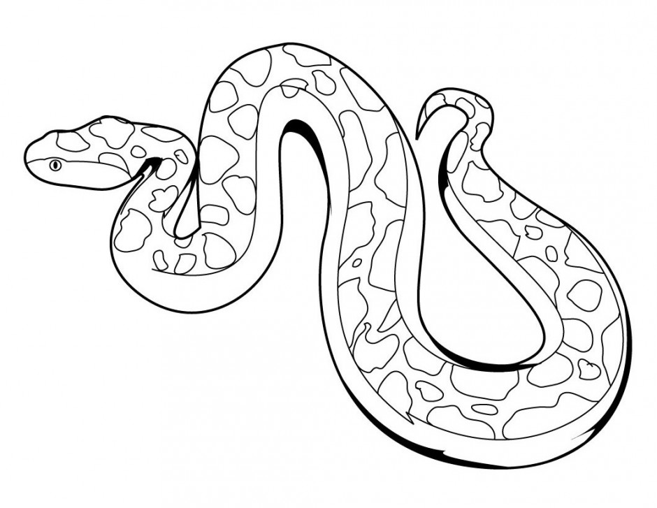 Texas Rat Snake Animal Coloring Pages Dot Peeps Snake Coloring ...