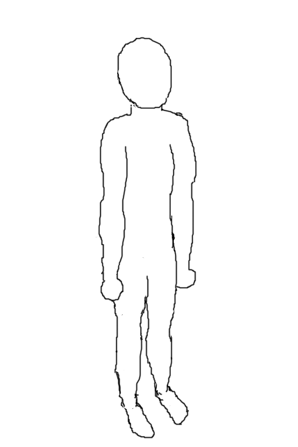 Outline Of Female Body - Cliparts.co