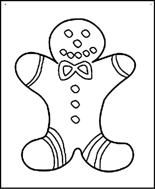 Printable Gingerbread Man Coloring Page For Kids Toadz Toyz 254375 ...