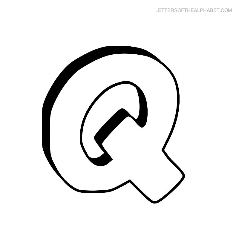 Letter Qq Template