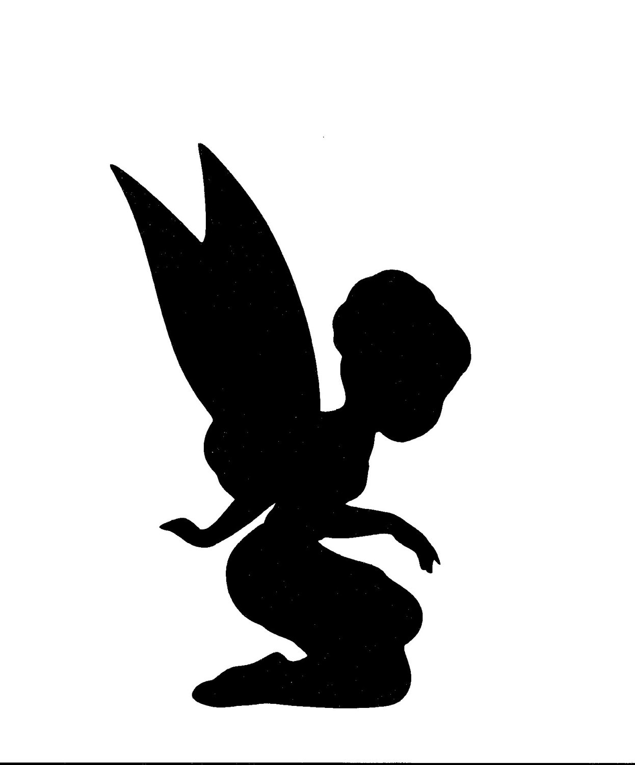 Free Printable Cut Out Fairy Silhouette
