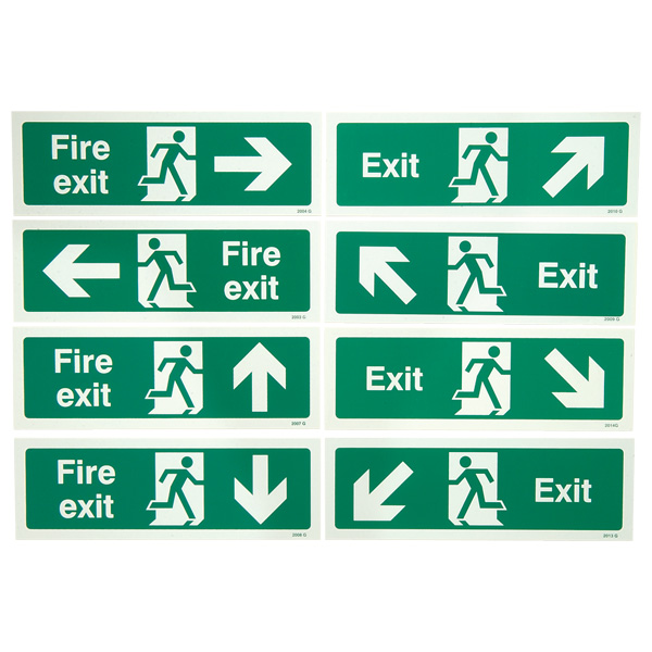 Fire Exit Signs uk images