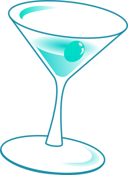 Liquor Glass Cup With Cherry clip art - vector clip art online ...