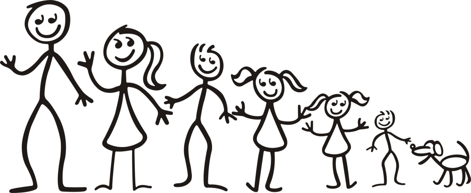 Stick Figure Family Pictures - Cliparts.co