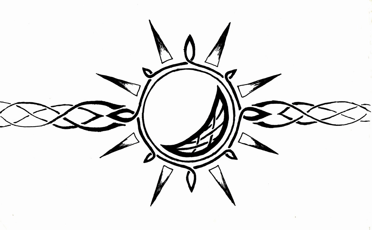 Tribal Sun And Moon Drawings - Gallery