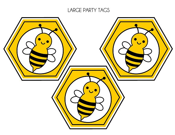 FREE Bumble Bee Party Printables from Printabelle | Catch My Party