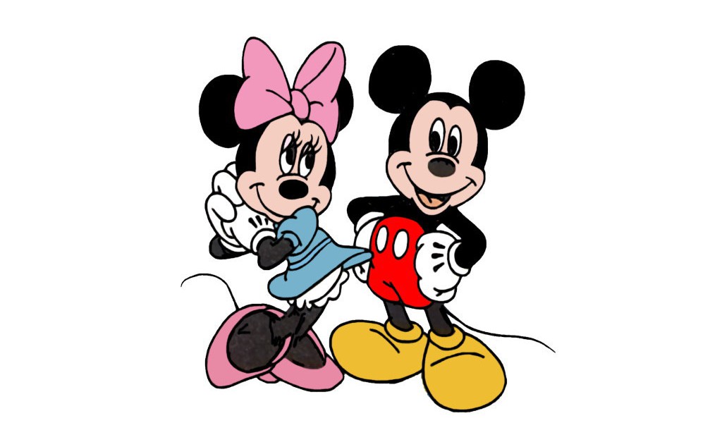 Mickey Minnie Mouse Kissing Mickey Mouse And Minnie Mouse Posters ...