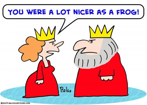 king queen nicer frog By rmay | Politics Cartoon | TOONPOOL