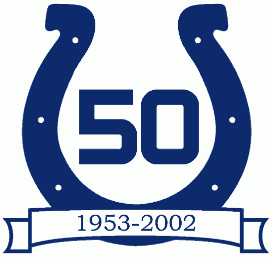 Indianapolis Colts Anniversary Logo - National Football League ...