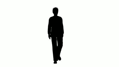 silhouette of business man walking - 3005062 | Shutterstock ...