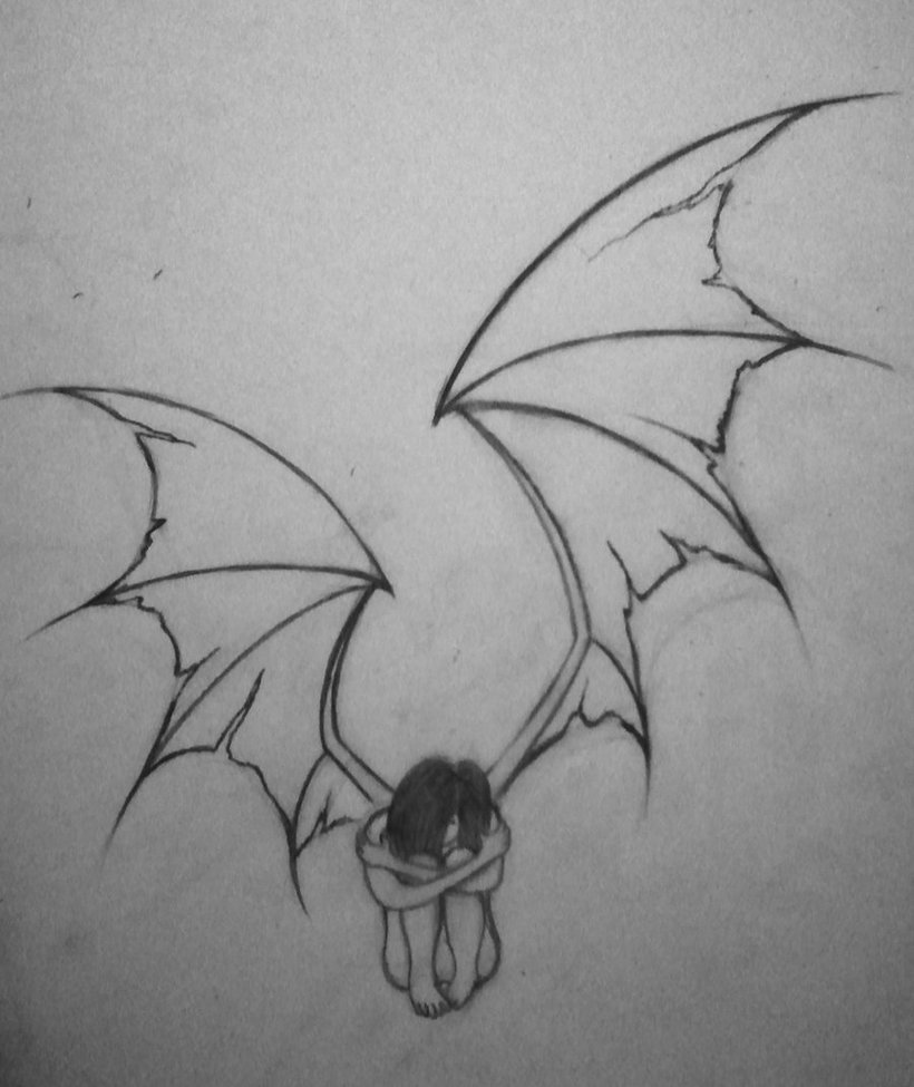 Demonic Wings Drawings images & pictures - NearPics