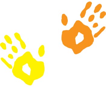 Kids Handprint Clipart - ClipArt Best