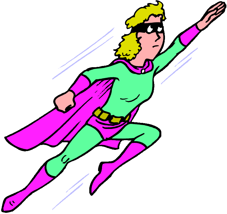 Superwoman Flying