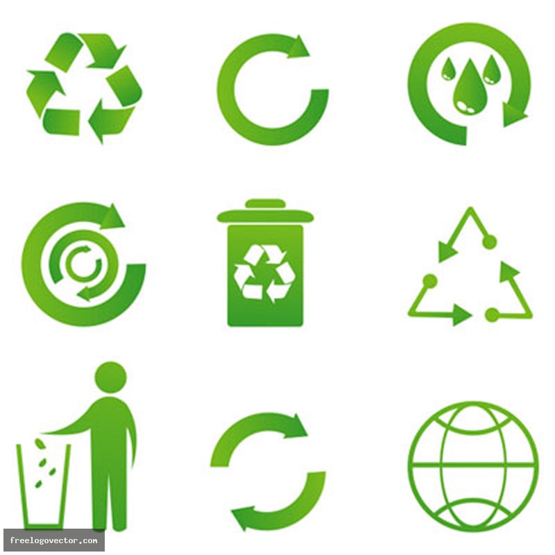 Logo Vector s - Set of Recycle icon by Vector Fresh » Free Logo ...