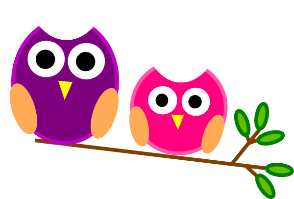 Pink Owl Cartoon - Gallery