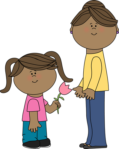 Mom And Daughter Clipart - Cliparts.co
