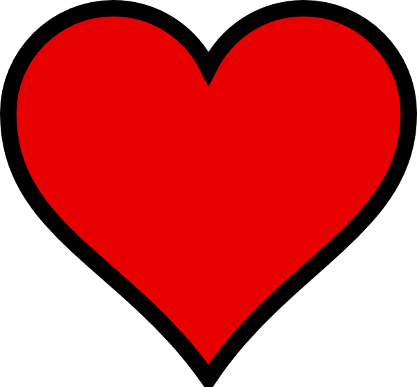 Heart 3 clip art - vector clip art online, royalty free & public ...