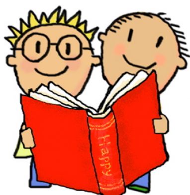 Kids Reading Books Clip Art - ClipArt Best