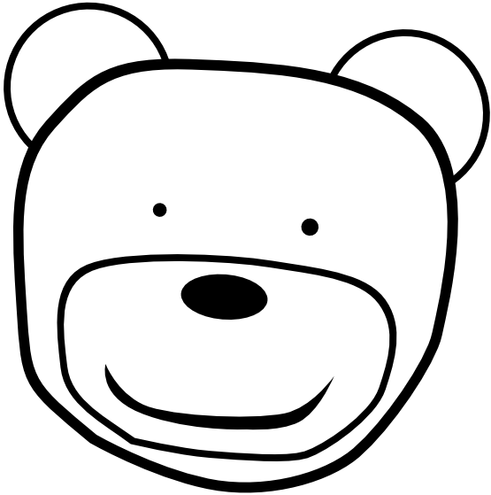Bear Clipart Black And White - ClipArt Best
