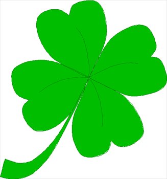 Free Four-Leaf-Clover-03 Clipart - Free Clipart Graphics, Images ...