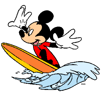 Surfing Clipart - Sports Images - Disney Clipart Galore