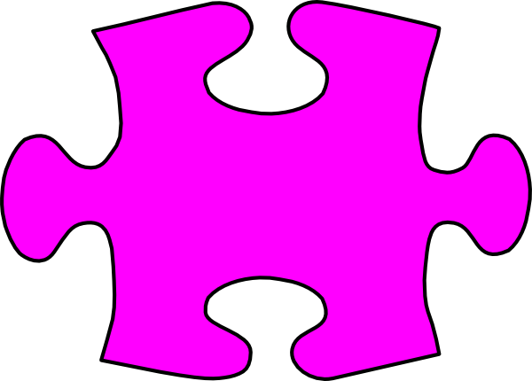 Lil Jigsaw Puzzle Piece Large clip art - vector clip art online ...