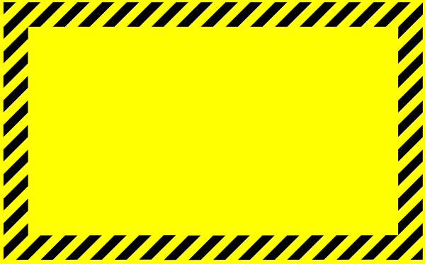 Blank Caution Sign clip art - vector clip art online, royalty free ...