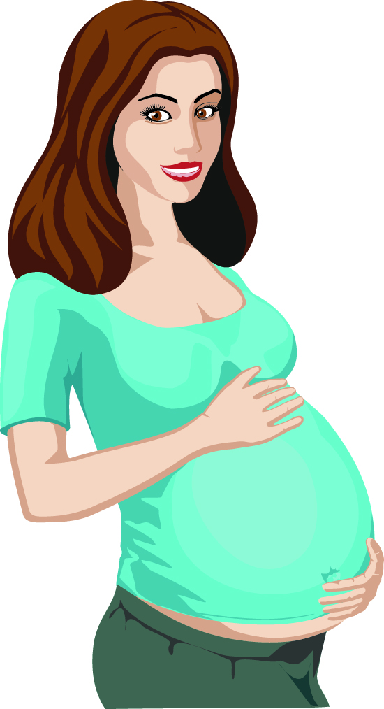 7 Free Pregnant Women Vector Artwork | Web Design Blog Web Design Blog
